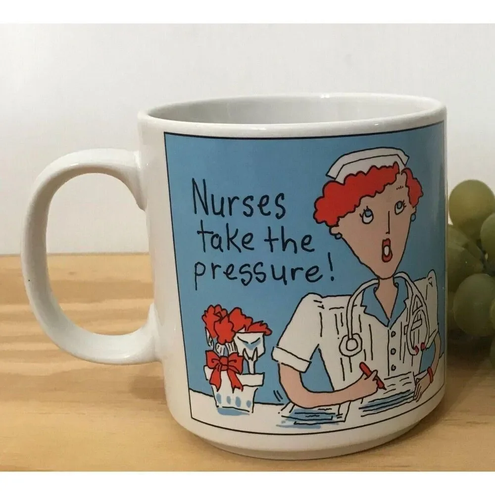 #1252 Vintage Nurse MEDICAL DR ceramic coffee mug